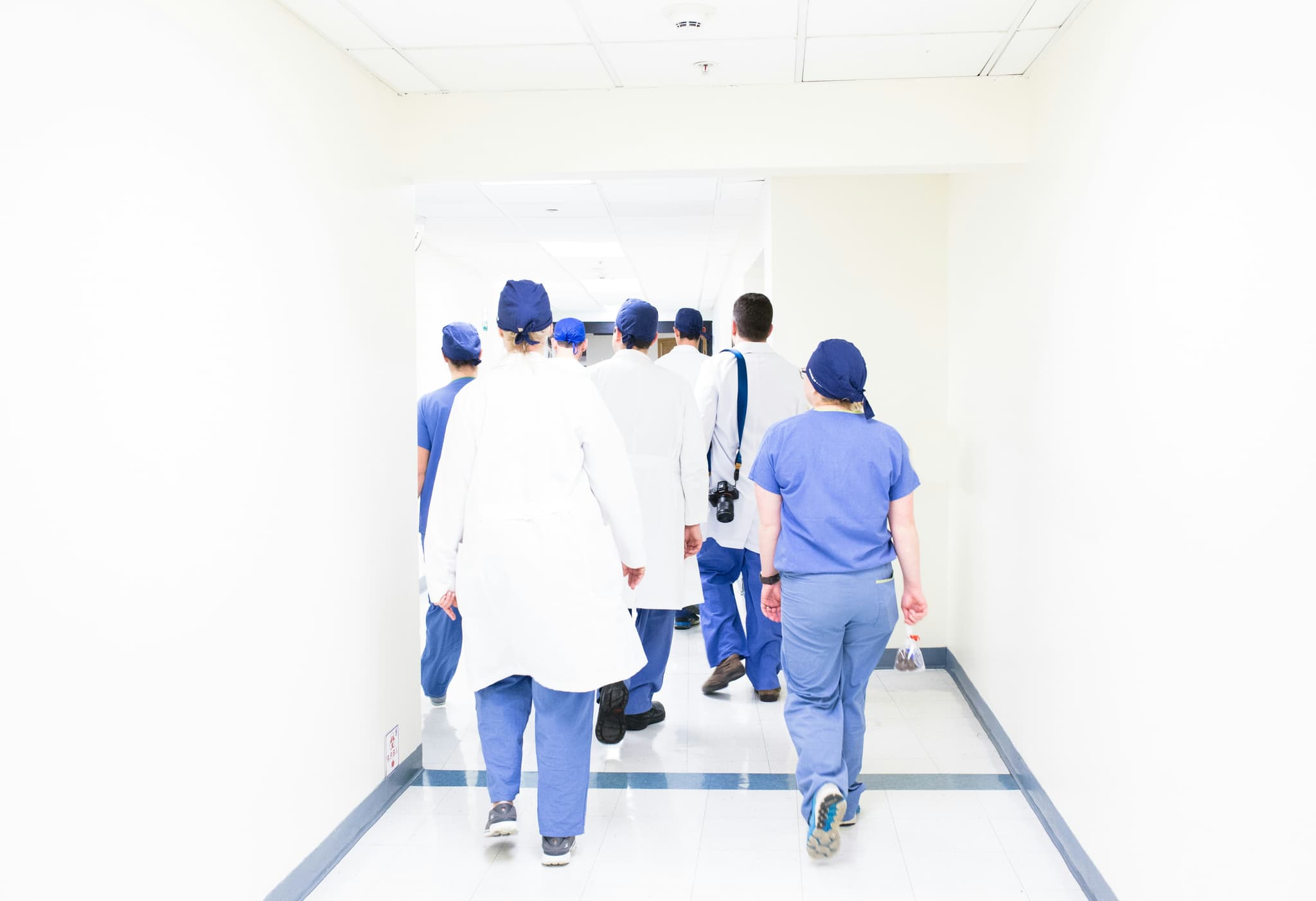 Group of doctors in a hospital